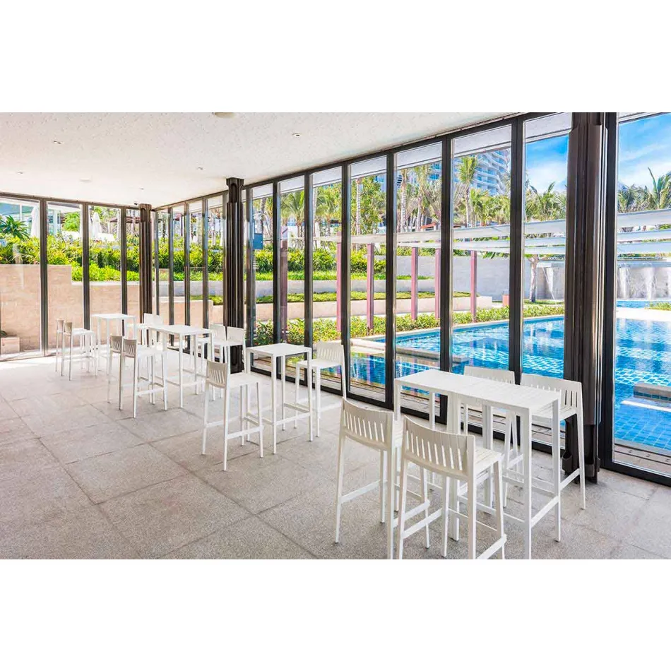 Vondom Spritz stołowy H 97 cm stołek ogrodowy z polipropylenu Viadurini