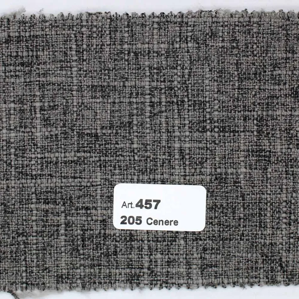 Stołek do salonu z niskim oparciem Made in Italy - Orietta Viadurini