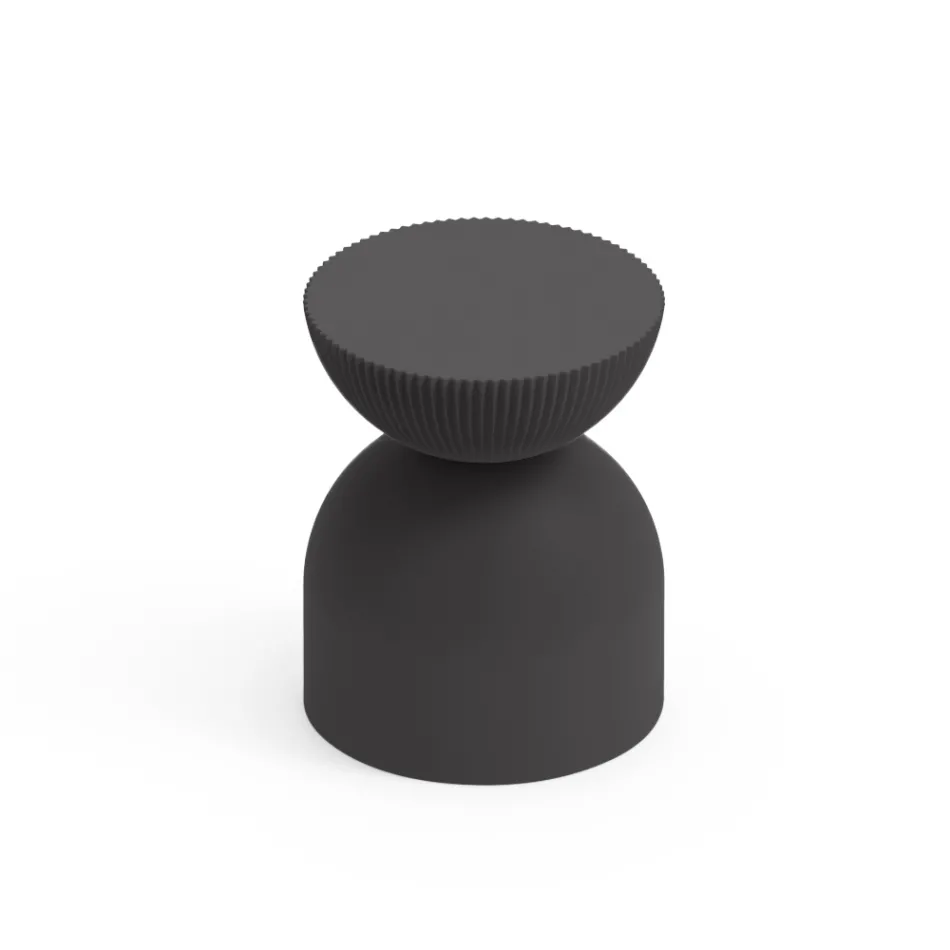 Stołek do Salonu Wykonany z Polietylenu w Różnych Kolorach - Loopy Viadurini