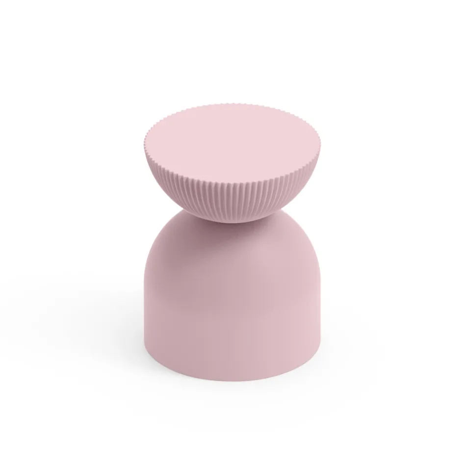 Stołek do Salonu Wykonany z Polietylenu w Różnych Kolorach - Loopy Viadurini