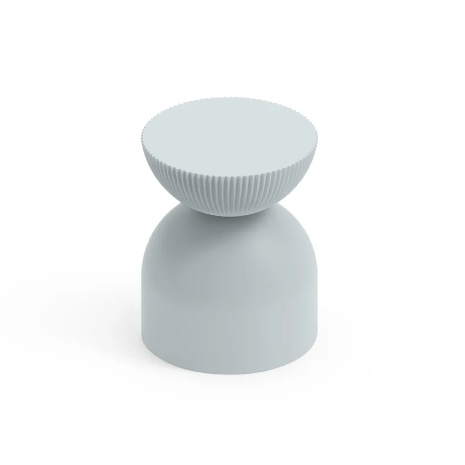 Stołek do Salonu Wykonany z Polietylenu w Różnych Kolorach - Loopy Viadurini