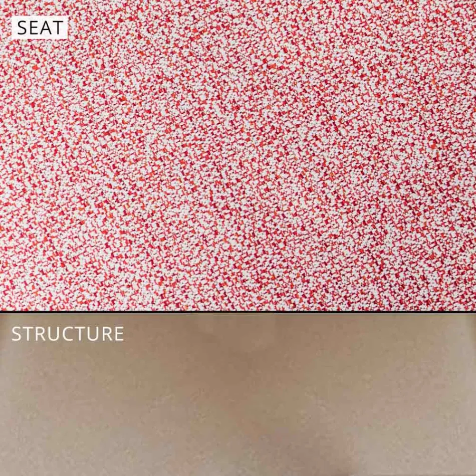 Stołek ogrodowy z wysokiej jakości aluminium, 3 sztuki - Filomena Viadurini