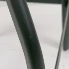 Nowoczesny stołek z metalu i drewna regulowany Livorno1 Viadurini