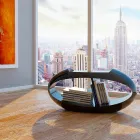 Konstrukcja stolca ze zintegrowanym biblioteki Ellix made in Italy Viadurini