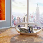 Konstrukcja stolca ze zintegrowanym biblioteki Ellix made in Italy Viadurini