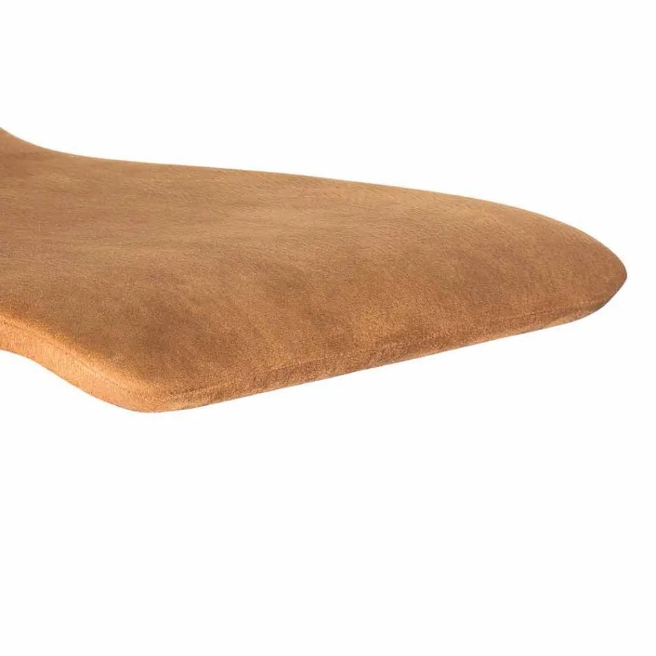 Designowy taboret z regulowanym siedziskiem i podstawą chromowaną Inigo Viadurini