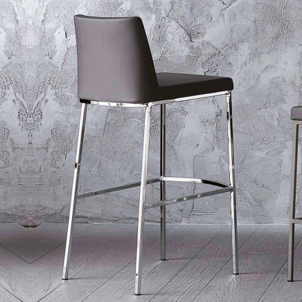 Designerski stołek do kuchni lub jadalni Celine H80 Viadurini