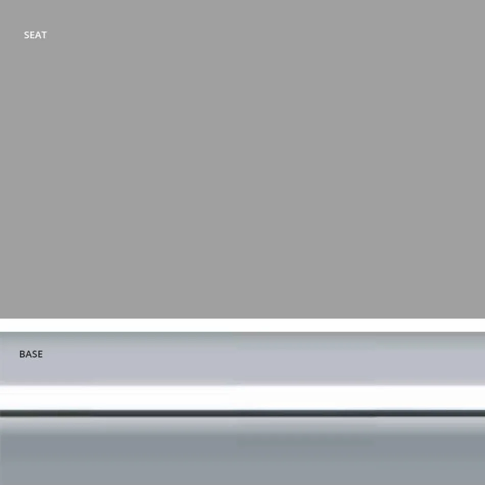 Stały stołek z ekoskóry, nowoczesny design, wysokość 65 cm - Alina Viadurini