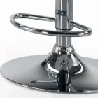 Obrotowy stołek z oparciem w różnych rozmiarach Made in Italy - Parma Viadurini