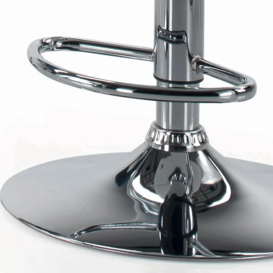 Obrotowy stołek z oparciem w różnych rozmiarach Made in Italy - Parma Viadurini