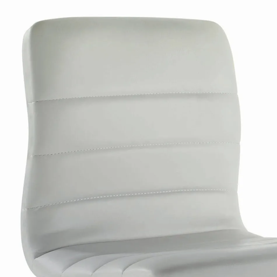 Obrotowy stołek z oparciem w różnych rozmiarach Made in Italy - Parma Viadurini