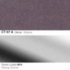 Obrotowy stołek z tkaniny i stali z podnośnikiem gazowym Made in Italy - Marchesi Viadurini