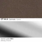 Obrotowy stołek z tkaniny i stali z podnośnikiem gazowym Made in Italy - Marchesi Viadurini