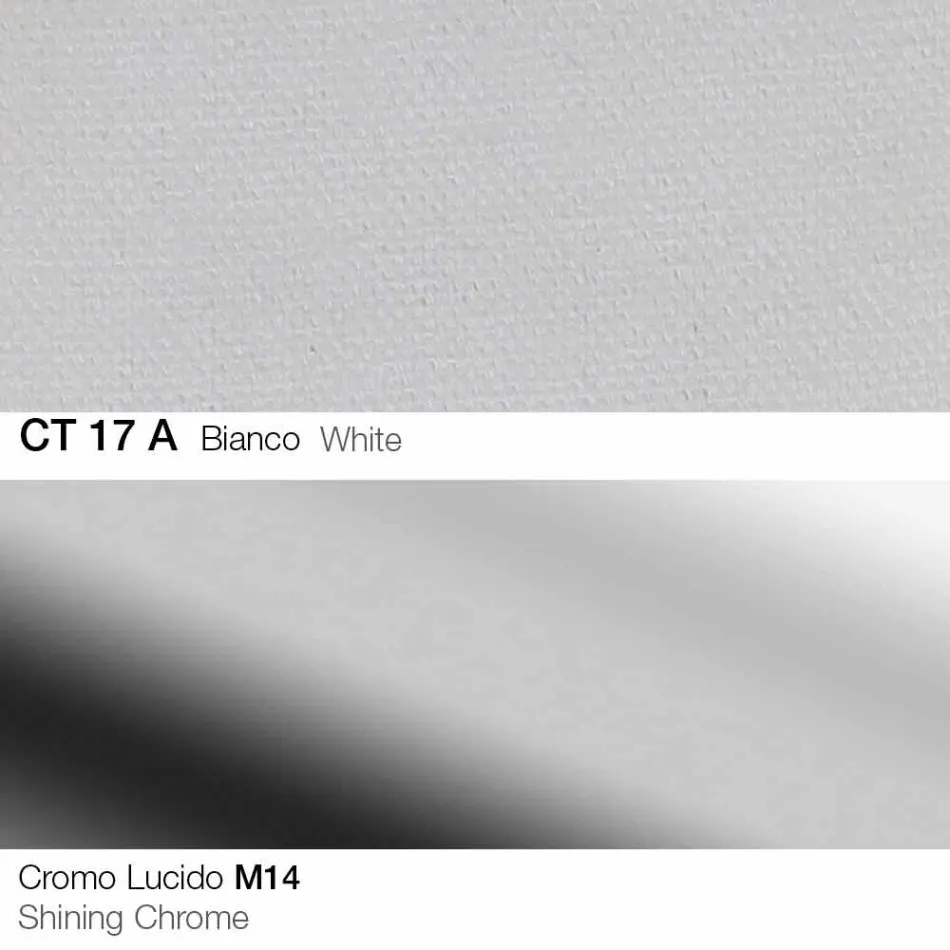 Obrotowy stołek z tkaniny i stali z podnośnikiem gazowym Made in Italy - Marchesi Viadurini