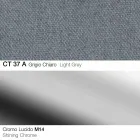 Obrotowy stołek z tkaniny i stali z podnośnikiem gazowym Made in Italy - Marchesi Viadurini