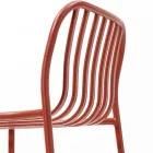 Stołek metalowy do układania w stosy Made in Italy 2 sztuki - Simply Viadurini