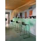 Stołek do ustawiania w stos z metalu i polipropylenu Wykonany we Włoszech, 2 sztuki - Charla Viadurini