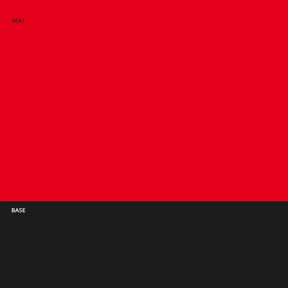 Stołek do ustawiania w stos z metalu i polipropylenu Wykonany we Włoszech, 2 sztuki - Charla Viadurini