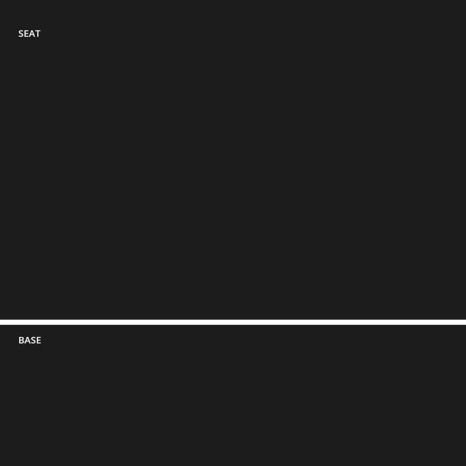 Stołek do ustawiania w stos z metalu i polipropylenu Wykonany we Włoszech, 2 sztuki - Charla Viadurini