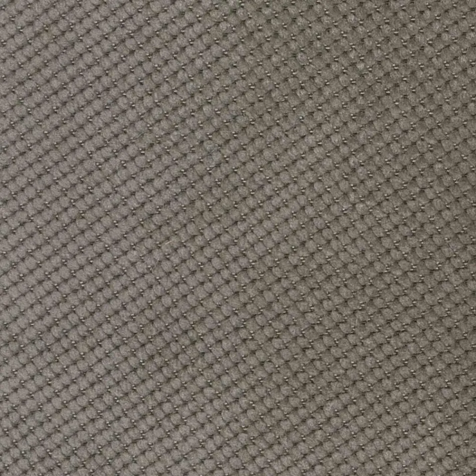 Taboret z tkaniny i antracytowego metalu Made in Italy - Nautilus Viadurini