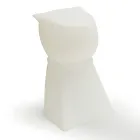 Taboret ogrodowy z akumulatorem w kształcie psa z polipropylenu - Ardea Viadurini