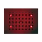 Prostokątna głowica prysznicowa Bossini prysznic strumienia z chromoterapią Viadurini