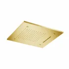 Sufitowa głowica prysznicowa ze stali nierdzewnej z 3 strumieniami Made in Italy - Frido Viadurini