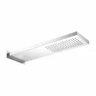 Stalowa głowica prysznicowa ze strumieniem deszczowym Made in Italy - Nairobi Viadurini