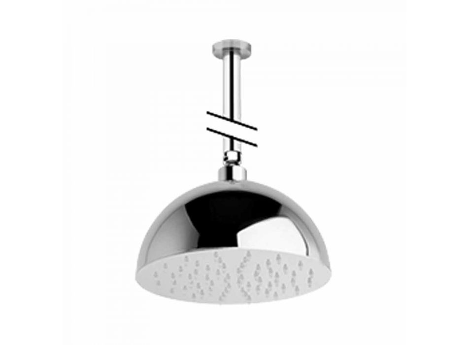 Głowica prysznicowa z dzwonkiem ze stali chromowanej Made in Italy - Auro Viadurini