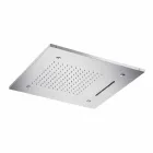 Głowica prysznicowa ze stali nierdzewnej z chromoterapią Made in Italy - Solver Viadurini