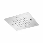 Stalowa głowica prysznicowa z deszczownicą i nebulizatorami Made in Italy - Selmo Viadurini