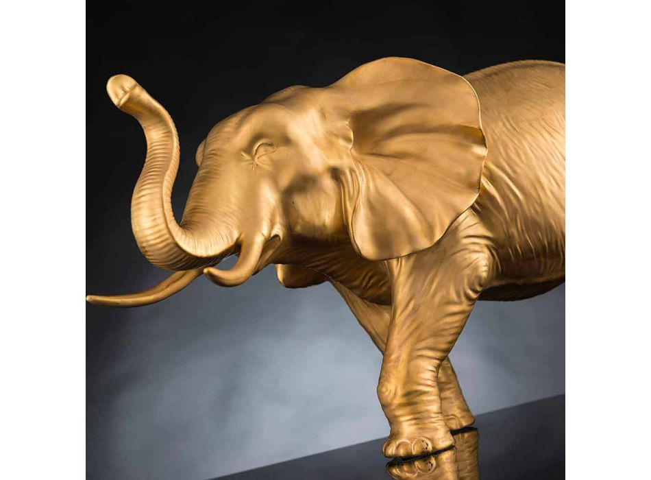 Ręcznie wykonany ceramiczny ornament w kształcie słonia Made in Italy - Fante Viadurini