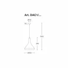 Zawieszenie z aluminium wykonane we Włoszech - Kapadocja Aldo Bernardi Viadurini