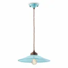 kolorowe ceramiczne zawieszenie i antyczny mosiądz Maya Ferroluce Viadurini