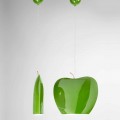 Zawieszenie w ceramice o kształcie jabłka - owoce Aldo Bernardi