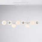 Lakierowana lampa wisząca z żelaza, wyprodukowana we Włoszech do dekoracji wnętrz - Berlin Viadurini