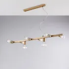 Lakierowana lampa wisząca z żelaza, wyprodukowana we Włoszech do wystroju wnętrz - Werona Viadurini