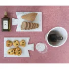 Nowoczesne podstawki z kolorowego marmuru Made in Italy, 2 sztuki - Nessa Viadurini