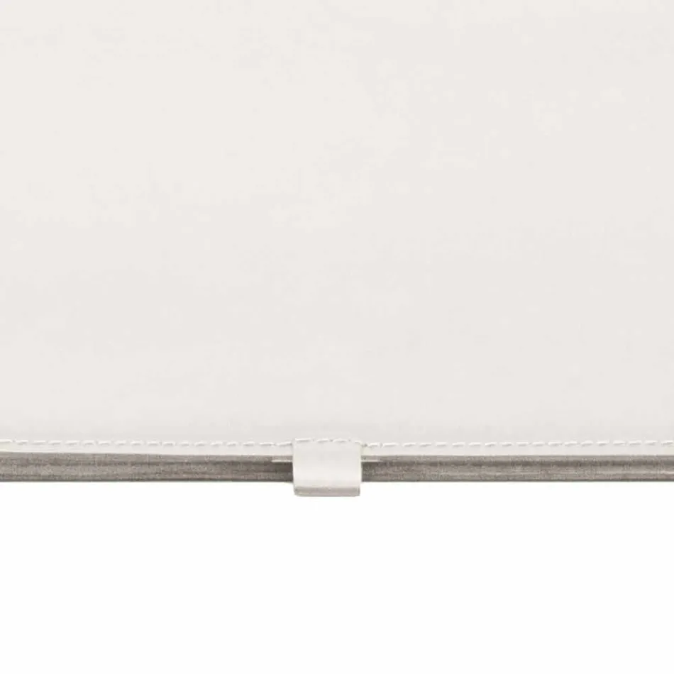 Designerska podkładka na biurko z regenerowanej otwieranej skóry Made in Italy - Aristotle Viadurini