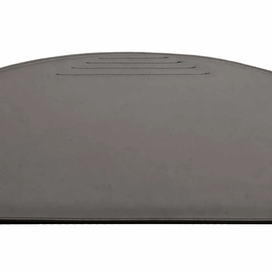 Regenerowana skórzana podkładka na biurko ze szwami Pen Stop Made Made in Italy - Medea Viadurini