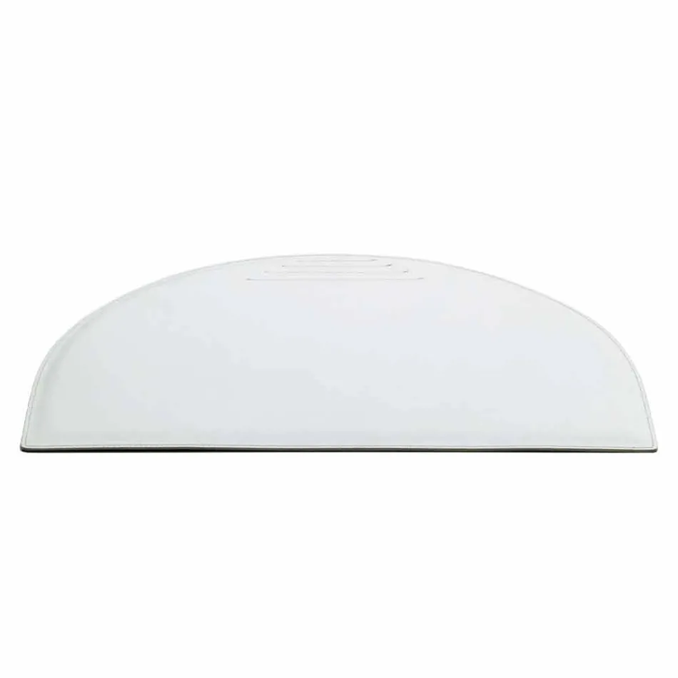 Regenerowana skórzana podkładka na biurko ze szwami Pen Stop Made Made in Italy - Medea Viadurini