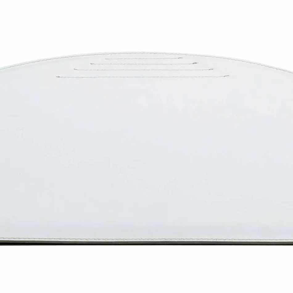 Regenerowana skórzana podkładka na biurko ze szwami Pen Stop Made Made in Italy - Medea Viadurini