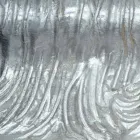 Srebrne lustro ścienne, nowoczesne złoto drewno produkowane we Włoszech Teodoro Viadurini