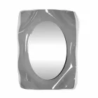 Lustro ścienne Diva w nowoczesnym stylu wędzone, wyprodukowane we Włoszech Viadurini