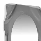 Lustro ścienne Diva w nowoczesnym stylu wędzone, wyprodukowane we Włoszech Viadurini