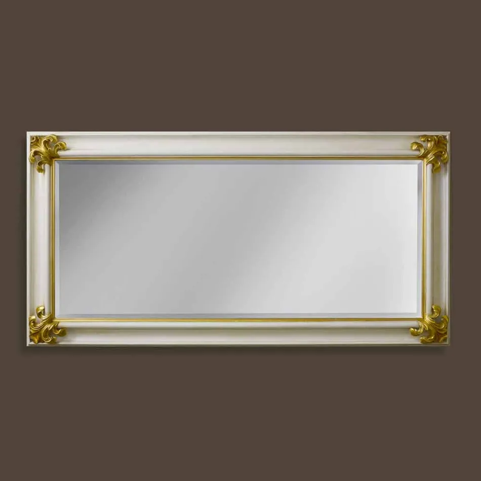 Nowoczesne ręcznie wykonane drewniane lustro ścienne wykonane we Włoszech Stefano Viadurini