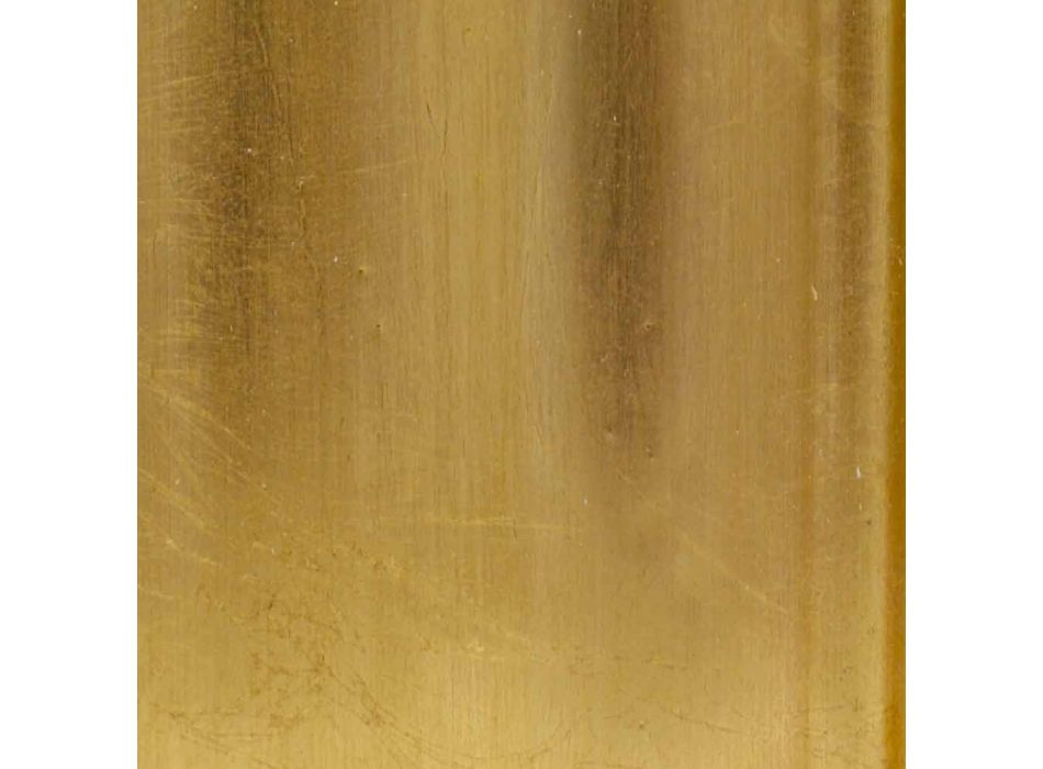 Srebrne lub złote lustro ścienne wykonane we Włoszech Giuseppe Viadurini