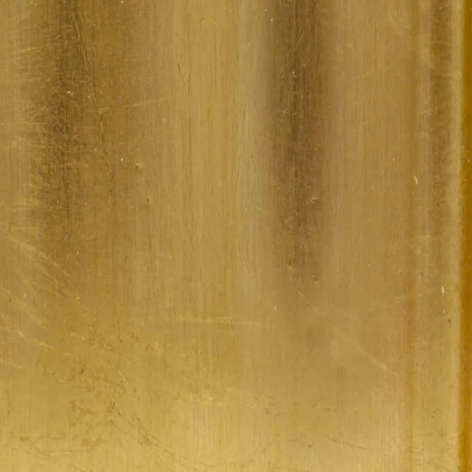 Srebrne lub złote lustro ścienne wykonane we Włoszech Giuseppe Viadurini