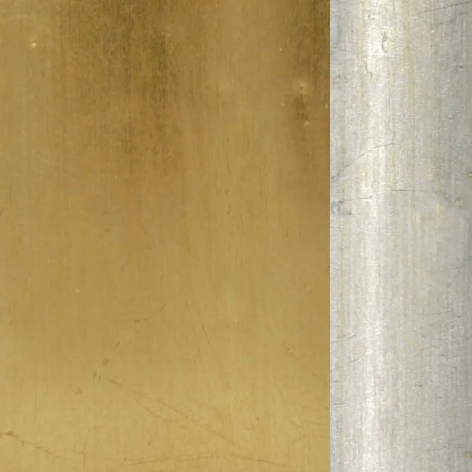 Prostokątne ręcznie robione drewniane lustro ścienne wykonane we Włoszech Igor Viadurini