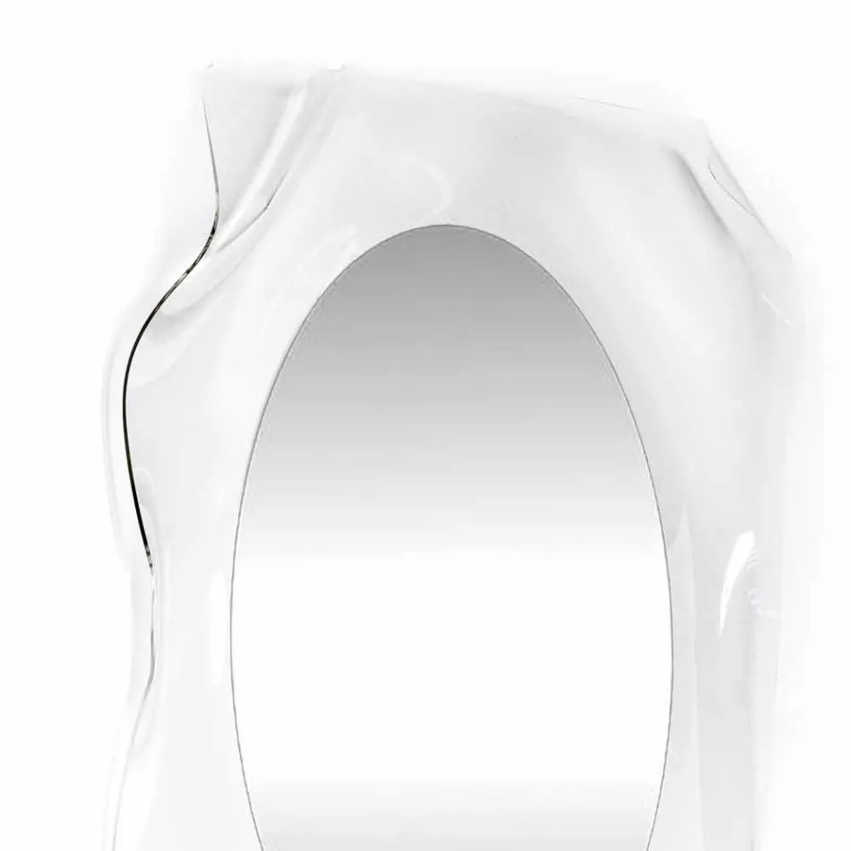 Nowoczesny design przezroczystego lustra ściennego Diva, wyprodukowanego we Włoszech Viadurini